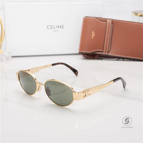 celine triomphe sunglass metal|celine triomphe prescription sunglasses.